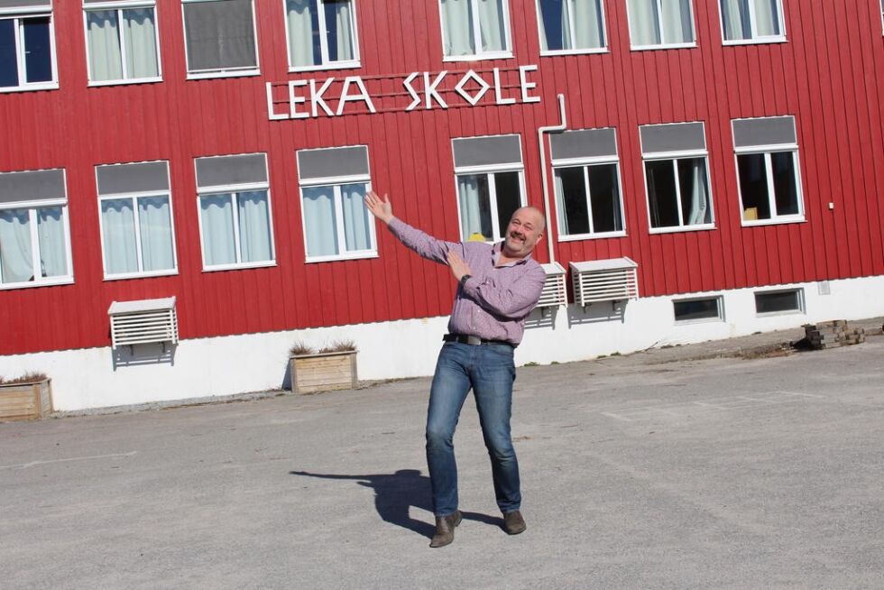 Den nye rektoren trives på Leka skole.