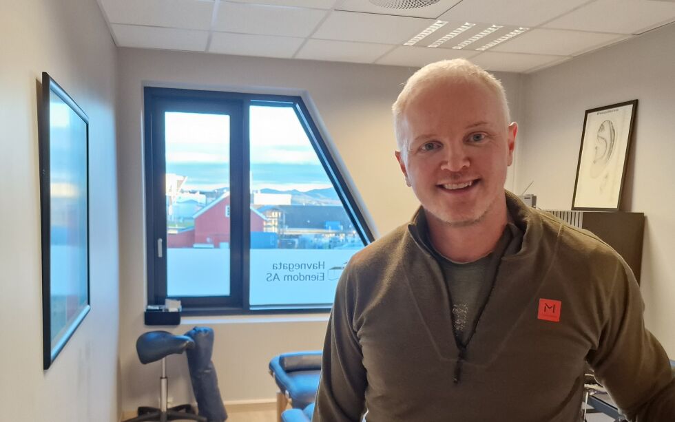 Svein Morten Aune gleder seg til å åpne klinikk i Rørvik
 Foto: Frank Jenssen.