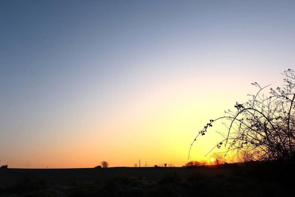 I dag kan vi få en vakker vinterhimmel mens vinden nok vil holde seg det neste døgnet.