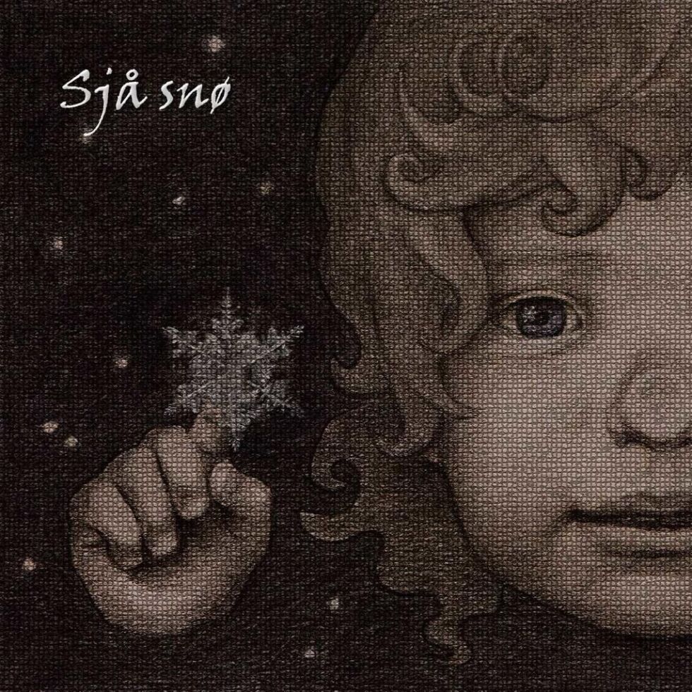Monika Helgsesen har tegnet coverkunsten til den nye julelåta "Sjå snø".