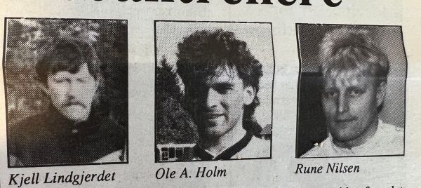 De var Kolvereids fotballtrenere i 1992