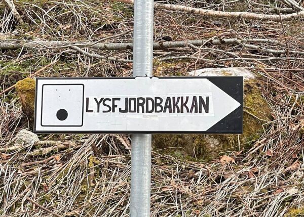 Nyvegen har blitt til Lysfjordbakkan