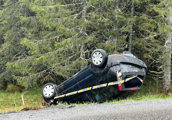 Trafikkulykke i Gravvik