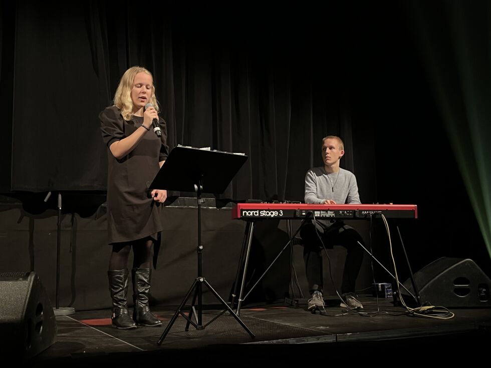 Signe og Markus skal bidra under konserten på Nærøya.
 Foto: privat