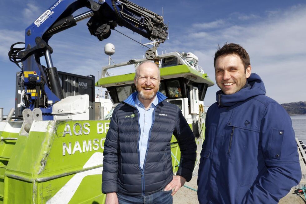 Ove Løfsnæs i AQS  AS og Ola Krystad i KB Dykk har inngått en intensjonsavtale med planer om å slå sammen sine selskap