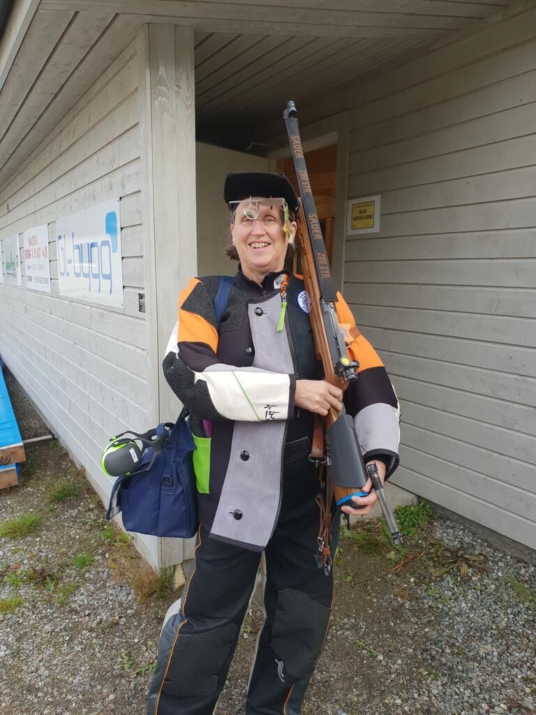 Else Restad klar til skyting