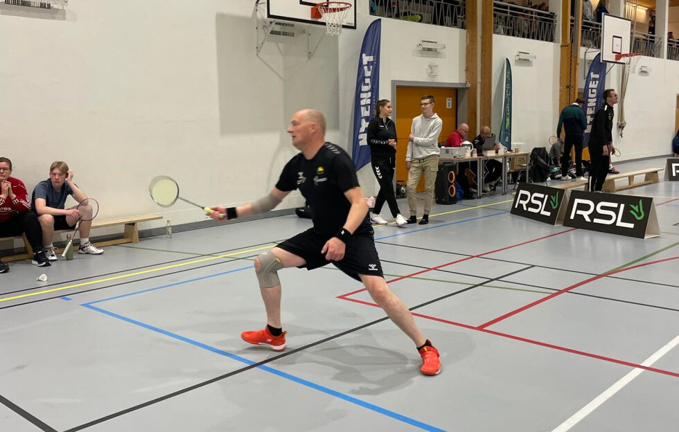 Morten Hallan fikk med seg tre pallplasseringer.
 Foto: KIL badminton