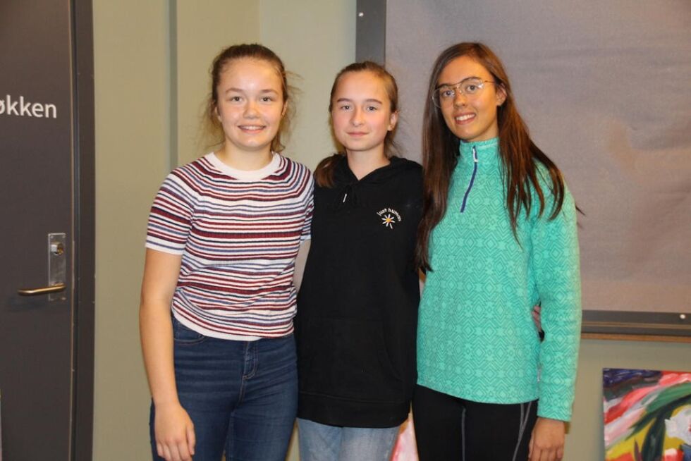 Rikke Helstad, Ana Bernal Ocana fra Spaina, og Ida Butkovio fra Kroatia har blitt gode venner.