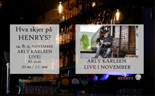 ARLY KARLSEN / LIVE PÅ HENRYS