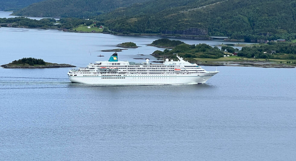 Dersom Kystverkets forslag vedtas kan det bli færre besøk av cruiseskip.
 Foto: Lillian Lyngstad