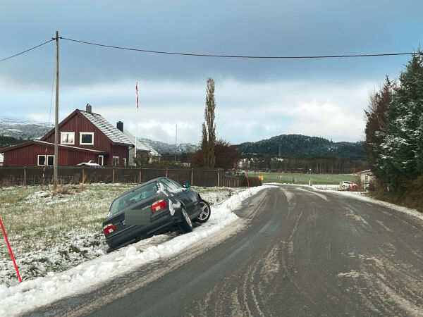 Snøen kom brått på
