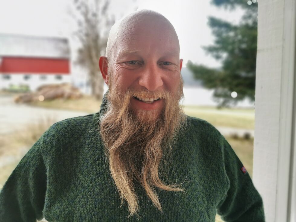 Stian Haugland går fra Lindesnes til Nordkapp til inntekt for Kreftforeningen.
 Foto: Andreas Gatare Øvergård