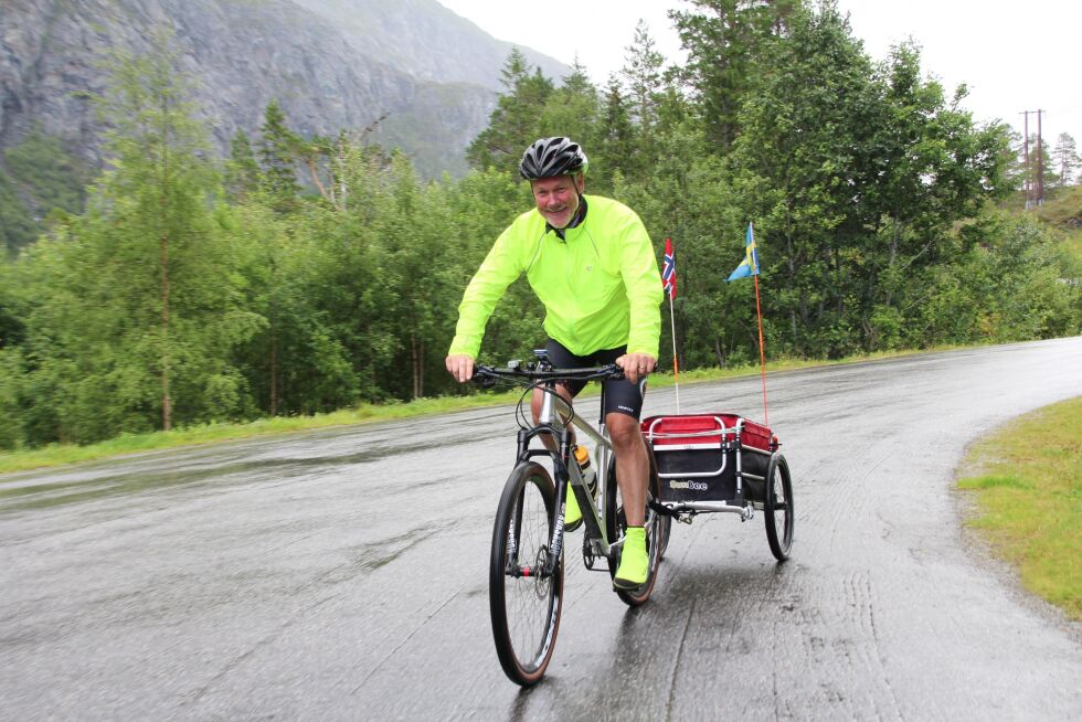 Tomas Gustavsson ble landeveiens rytter i kjærlighetens tegn denne sommeren.
 Foto: Hild Dagslot