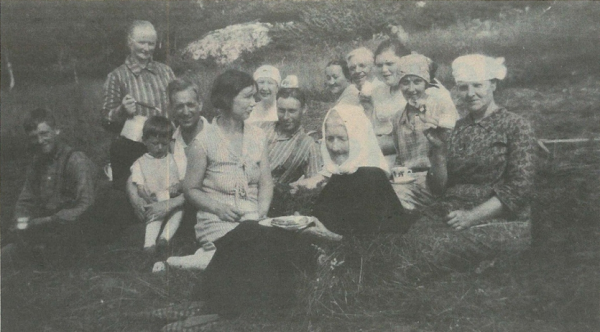 Høyonn på Røedseidet i 1930