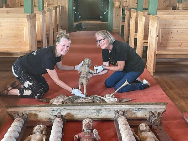 Altertavle fra 1756 rekonstruert i Vassås kirke