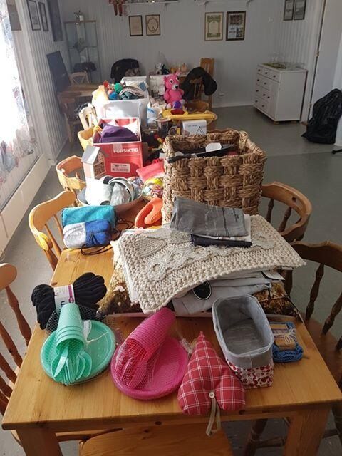 Klar for påskebasar på Abelvær