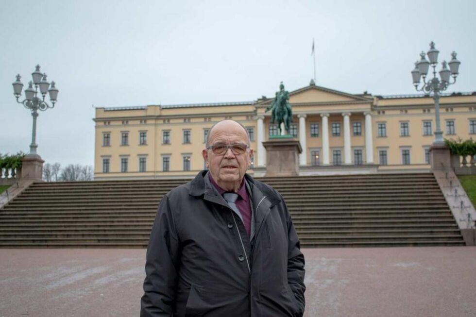 Aage Haukø var en av 64 ildsjeler som ble hedret under Afternoon Tea på Det Kongelige Slott.
 Foto: Mental Helse Oslo