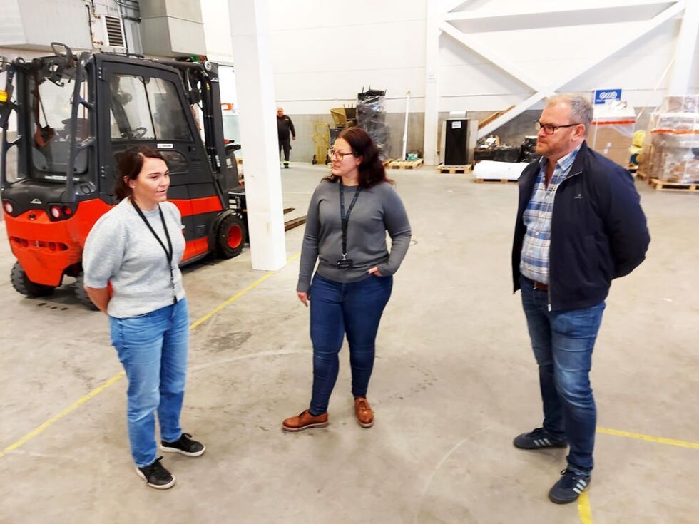 Gode muligheter i samordning av rekrutteringen av nye ansatte, mener Sigrunn Sund - Manpower, Andrea Nogva - InovArena og Lars Fredrik Mørch i Namdalskysten Næringsforening.