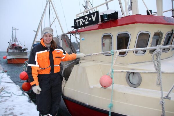 Karoline (26) er skipper på egen sjark