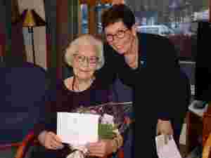 Fikk kongelig hilsen på 100-årsdagen
