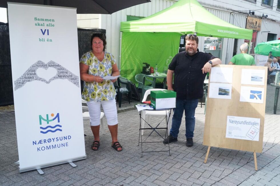 Prosjektleder og påtroppende rådmann Hege Sørli og kommunikasjonsrådgiver i Nærøysund kommune Morten Wengstad. De er med i prosjektgruppen som nå skal ha en egen Nærøysund-festival.