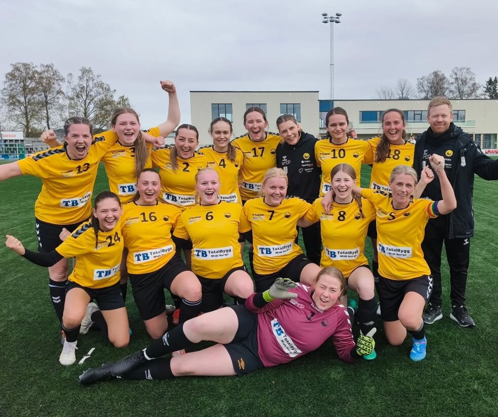 Glade vinnere etter 2-3 seier.
 Foto: KIL Fotball
