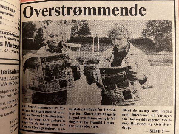 Mottagelsen var overstrømmende