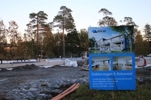 Fortsatt høy leilighetsbygging