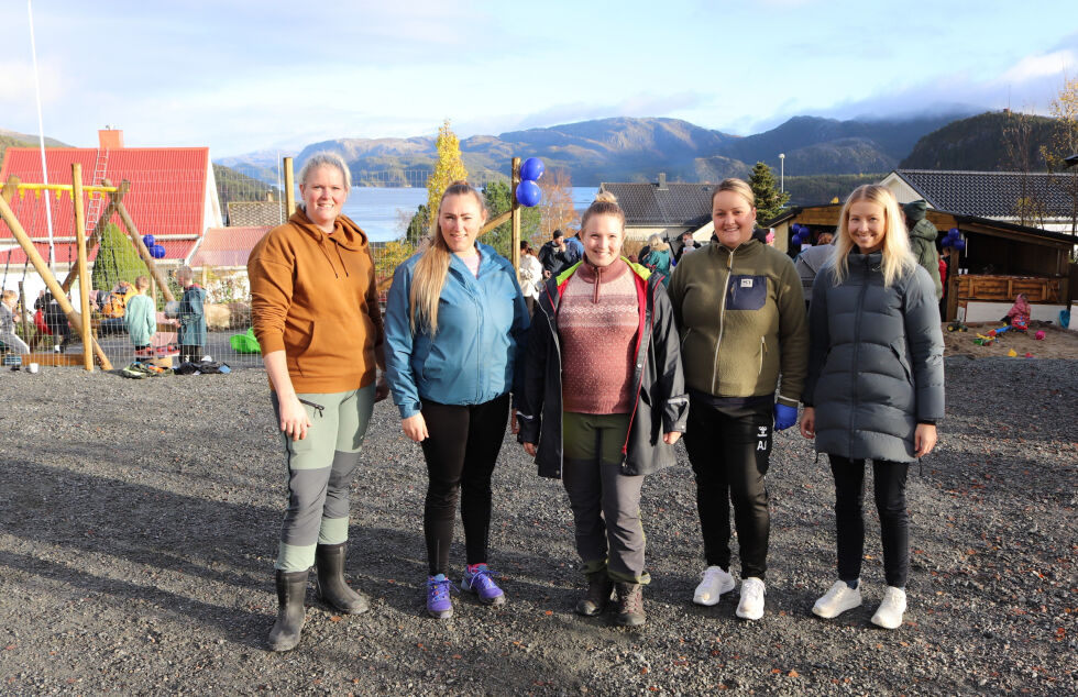 Styret består av Marthe Eiternes, Thina Møllevik, Marita Bergersen, Ayla Skauvik Johansen og Nina Moen.
 Foto: Janne Hammarsø