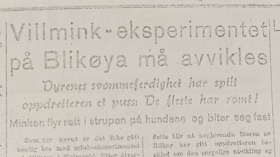 Faksimile fra Namdalen Folkeblad