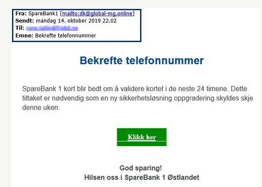 Advarer mot svindelforsøk