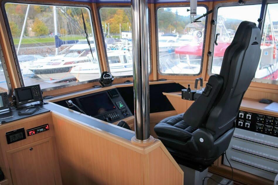 Dette er en topp moderne katameran med alle fasiliteter.
 Foto: Moen Marin