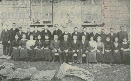 Ungdomslaget på Torstad i 1914