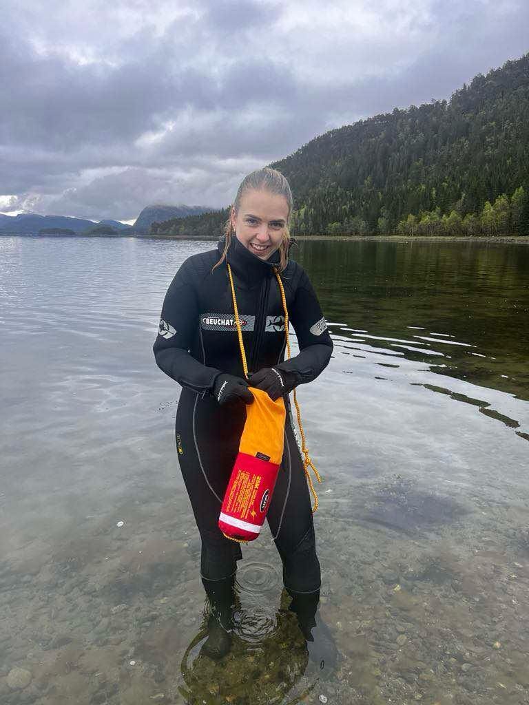 Linn Skage var en av lærerne som sporty tok alle utfordringer.
 Foto: Privat