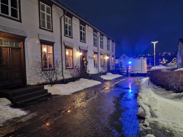 Rykket ut til brannalarm fra Berggården
