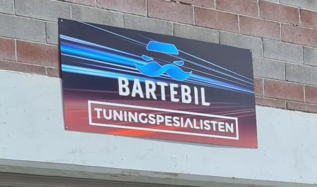 Slik så skiltet ut før det forsvant i helgen.