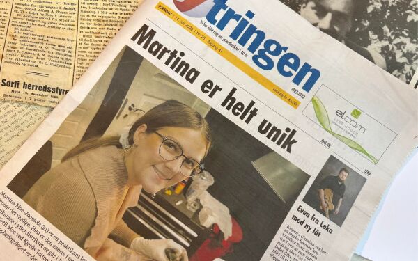 Avisa uteblir på grunn av sykdom