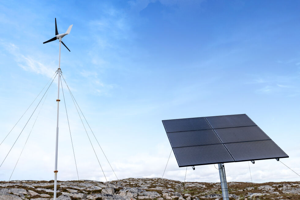 Øya har egen produksjon av energi.
 Foto: Martin Hågensen