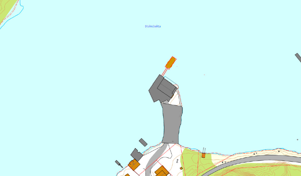 Situasjonskart fra Nærøysund kommune.