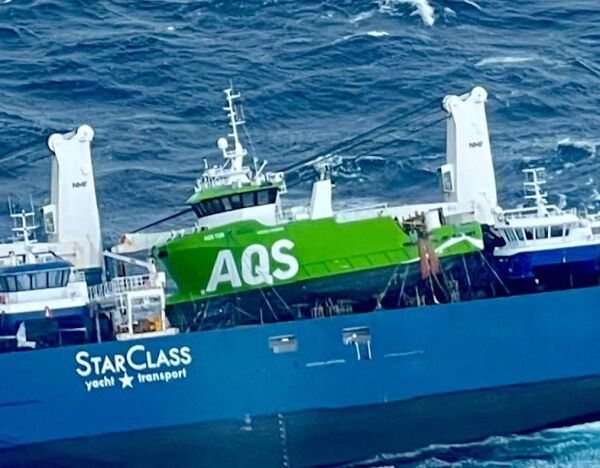 Berging av "AQS Tor" i gang