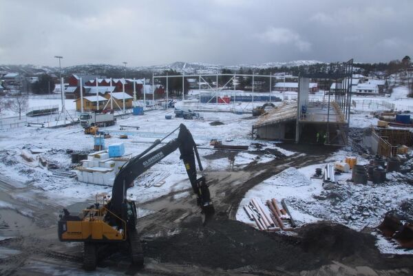 Nærøysund Arena tar form