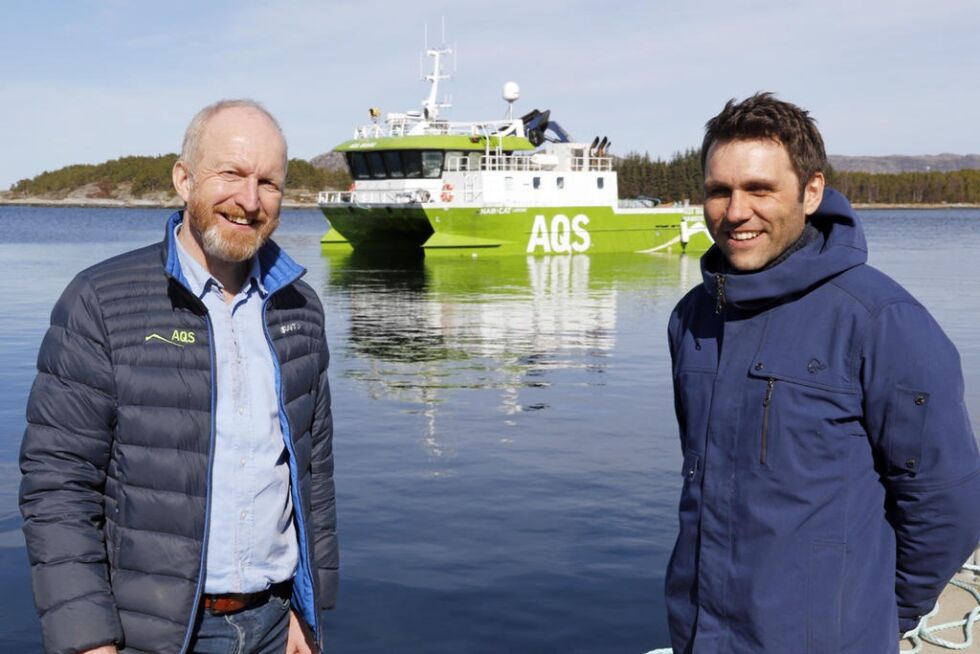 Ove Løfsnæs (til venstre) blir styreleder i det nye AQS AS, mens Ola Krystad blir daglig leder.