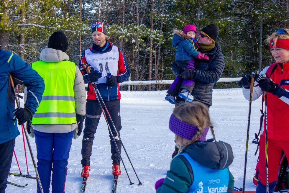Både små og store deltok på Follarennet 2022.
 Foto: Stine Vikestad