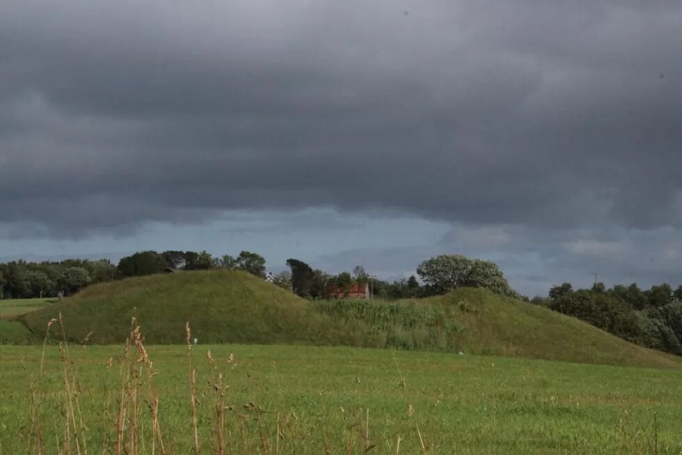 Det var i denne haugen - Herlaugshaugen at arkeologene gjorde et stort funn denne uka.
 Foto: Arkivbilde