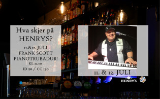 SOMMERLIVE med Frank Scott på HENRYS
