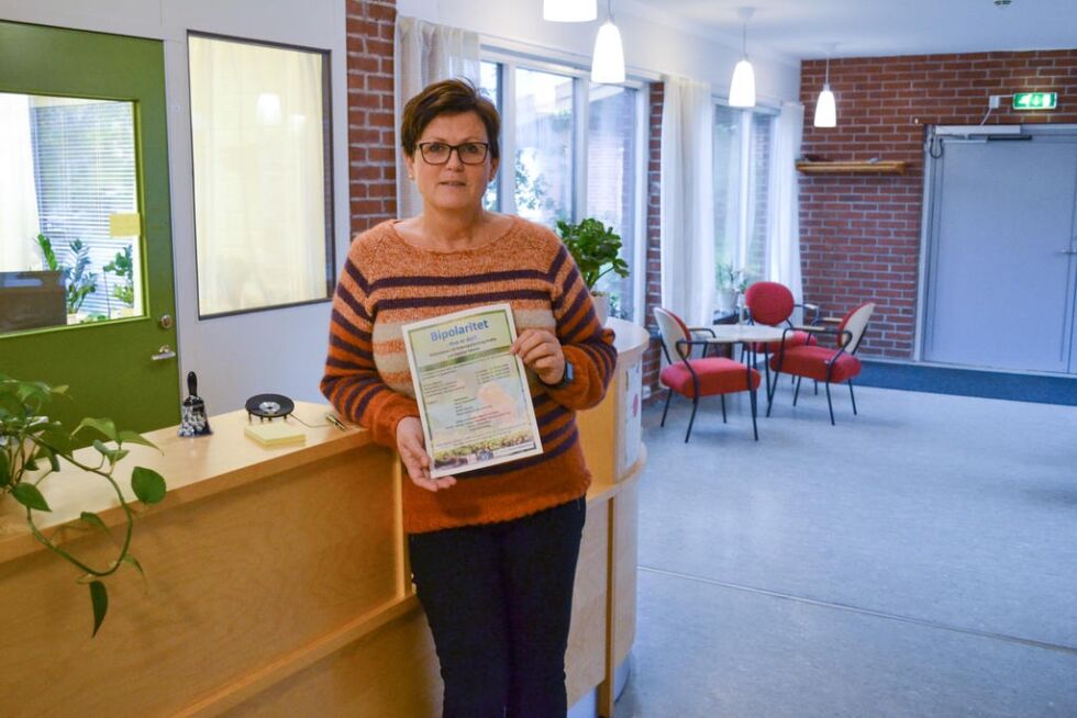 Grethe Kvisterø fra Rus og Psykiatritjenesten i Nærøy kommune håper så mange som mulig kan komme på folkeopplysningsmøte som arrangeres på torsdag. Der bipolare lidelser er tema.