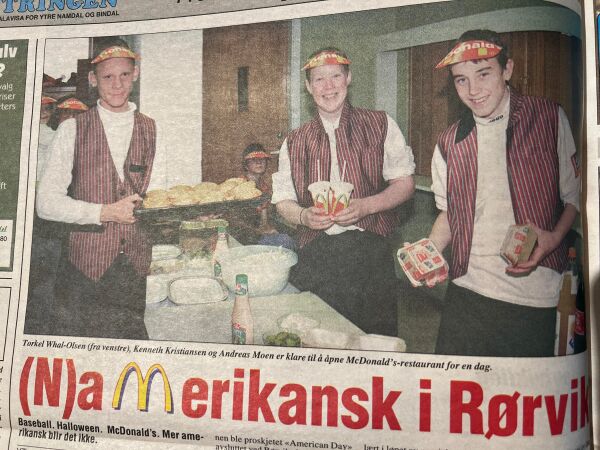 Åpnet Mac Donalds-restaurant for en dag