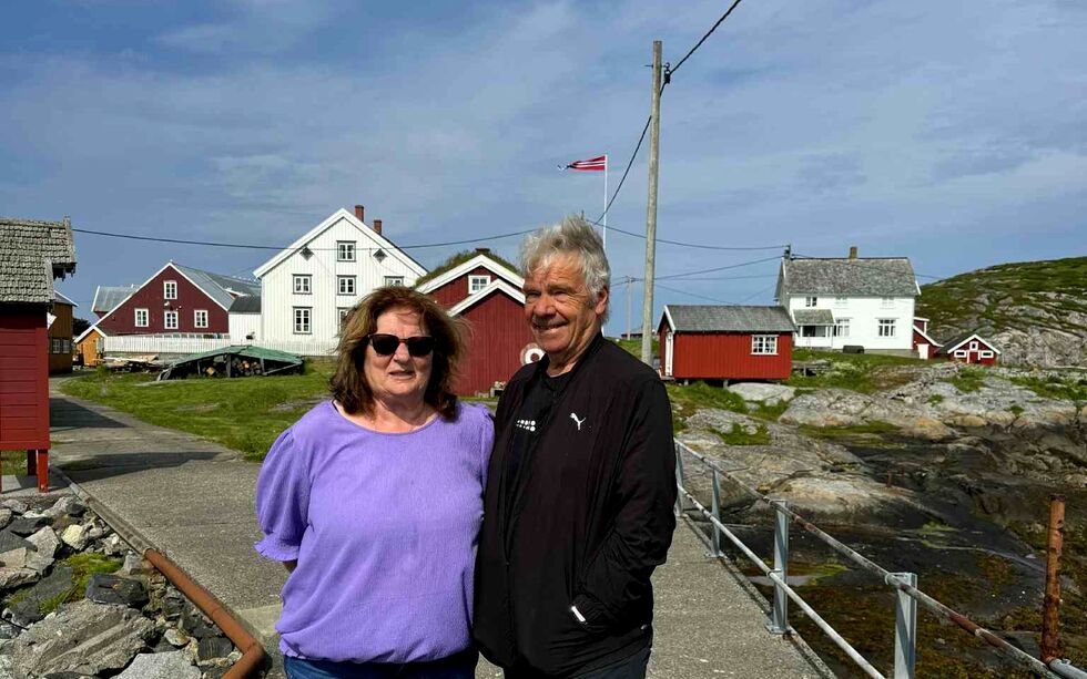 Øystein Thrana og Eldfrid fra Gjæslingans venner bidro til at Gjæslinghelga ble godt gjennomført.
 Foto: Rita Westrum