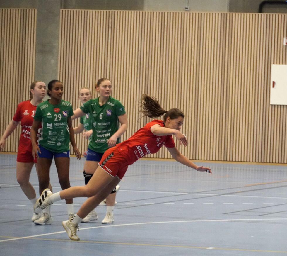 Maja Holand ble Rørviks toppskårer mot Skogn.
 Foto: Johan Olav Finseth