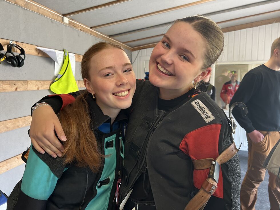 Bestevenner og konkurrenter: Anna Valan og Thea Sørenmo.